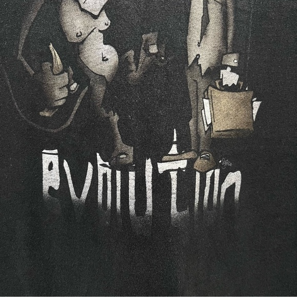 Y2K 2007 Korn Evolution T-Shirt Metal Band Tee Size L - Picture 3 of 7